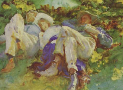 John Singer Sargent The Siesta